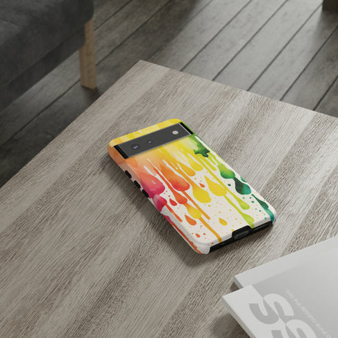 Rainbow Spring Showers - Impact Resistant Phone Case